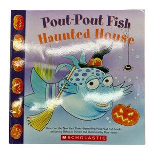 Pout-Pout Fish Haunted House Paperback Childrens Book By Scholastic READ